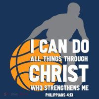 I Can Do All Things Through Christ Christian Basketball Tank Top