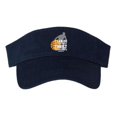 I Can Do All Things Through Christ Christian Basketball Visor