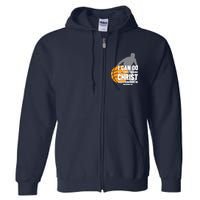 I Can Do All Things Through Christ Christian Basketball Full Zip Hoodie