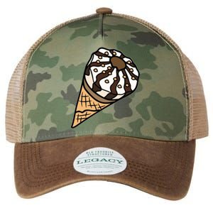 Ice Cream Day Design Ice Cream Party Cool Gift Legacy Tie Dye Trucker Hat