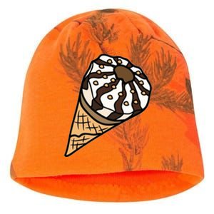 Ice Cream Day Design Ice Cream Party Cool Gift Kati - Camo Knit Beanie