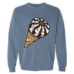 Ice Cream Day Design Ice Cream Party Cool Gift Garment-Dyed Sweatshirt