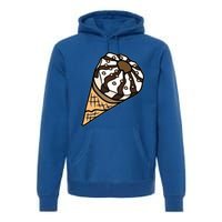 Ice Cream Day Design Ice Cream Party Cool Gift Premium Hoodie