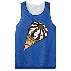 Ice Cream Day Design Ice Cream Party Cool Gift Mesh Reversible Basketball Jersey Tank