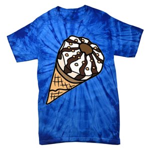 Ice Cream Day Design Ice Cream Party Cool Gift Tie-Dye T-Shirt