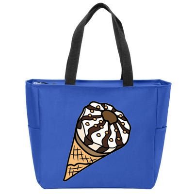 Ice Cream Day Design Ice Cream Party Cool Gift Zip Tote Bag