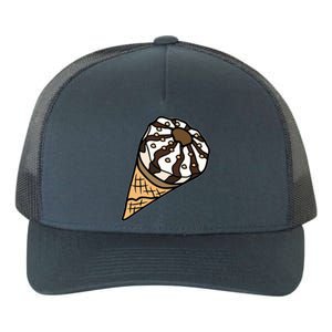 Ice Cream Day Design Ice Cream Party Cool Gift Yupoong Adult 5-Panel Trucker Hat