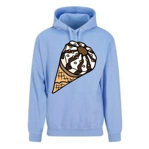 Ice Cream Day Design Ice Cream Party Cool Gift Unisex Surf Hoodie