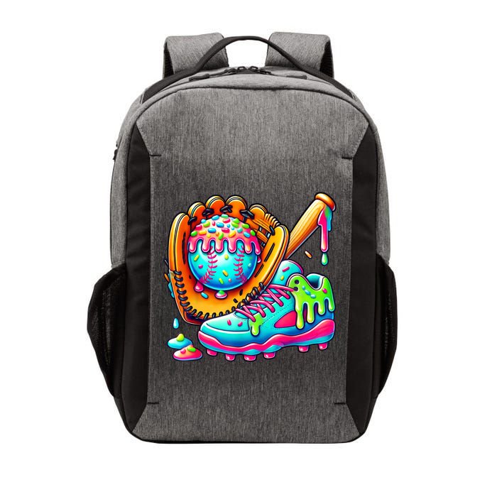 Ice Cream Drip Baseball Stuff Baseball Drip For Boy Graphic  Vector Backpack