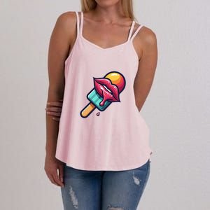 Ice Cream Day Design Ice Cream Party 2024 Gift Women's Strappy Tank