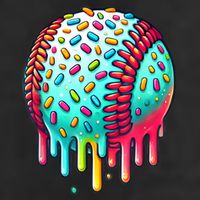 Ice Cream Drip Baseball Stuff Baseball Drip For Boy Graphic  Cool Comfort Performance Bucket Hat