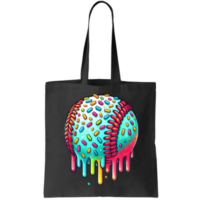 Ice Cream Drip Baseball Stuff Baseball Drip For Boy Graphic  Bag