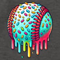 Ice Cream Drip Baseball Stuff Baseball Drip For Boy Graphic  Vector Backpack