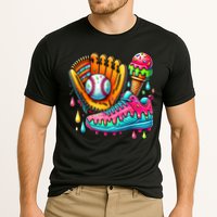 Ice Cream Drip Baseball Stuff Baseball Drip For Boy Cooling Performance Crew T-Shirt
