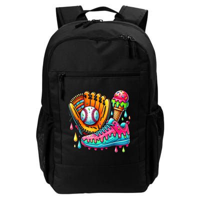 Ice Cream Drip Baseball Stuff Baseball Drip For Boy Backpack
