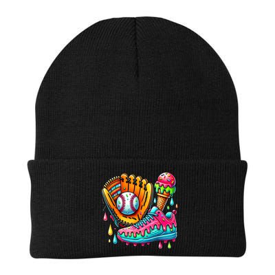 Ice Cream Drip Baseball Stuff Baseball Drip For Boy Beanie