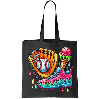 Ice Cream Drip Baseball Stuff Baseball Drip For Boy Bag