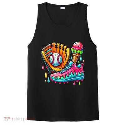Ice Cream Drip Baseball Stuff Baseball Drip For Boy PosiCharge Competitor Tank