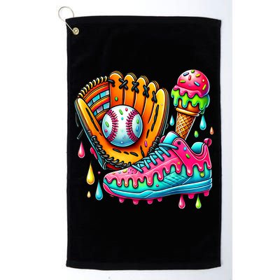 Ice Cream Drip Baseball Stuff Baseball Drip For Boy Golf Towel