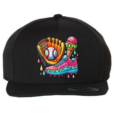 Ice Cream Drip Baseball Stuff Baseball Drip For Boy Wool Snapback Cap