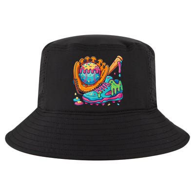 Ice Cream Drip Baseball Stuff Baseball Drip For Boy Cool Comfort Performance Bucket Hat