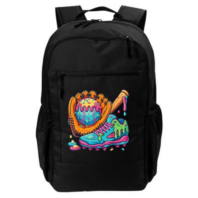 Ice Cream Drip Baseball Stuff Baseball Drip For Boy Backpack