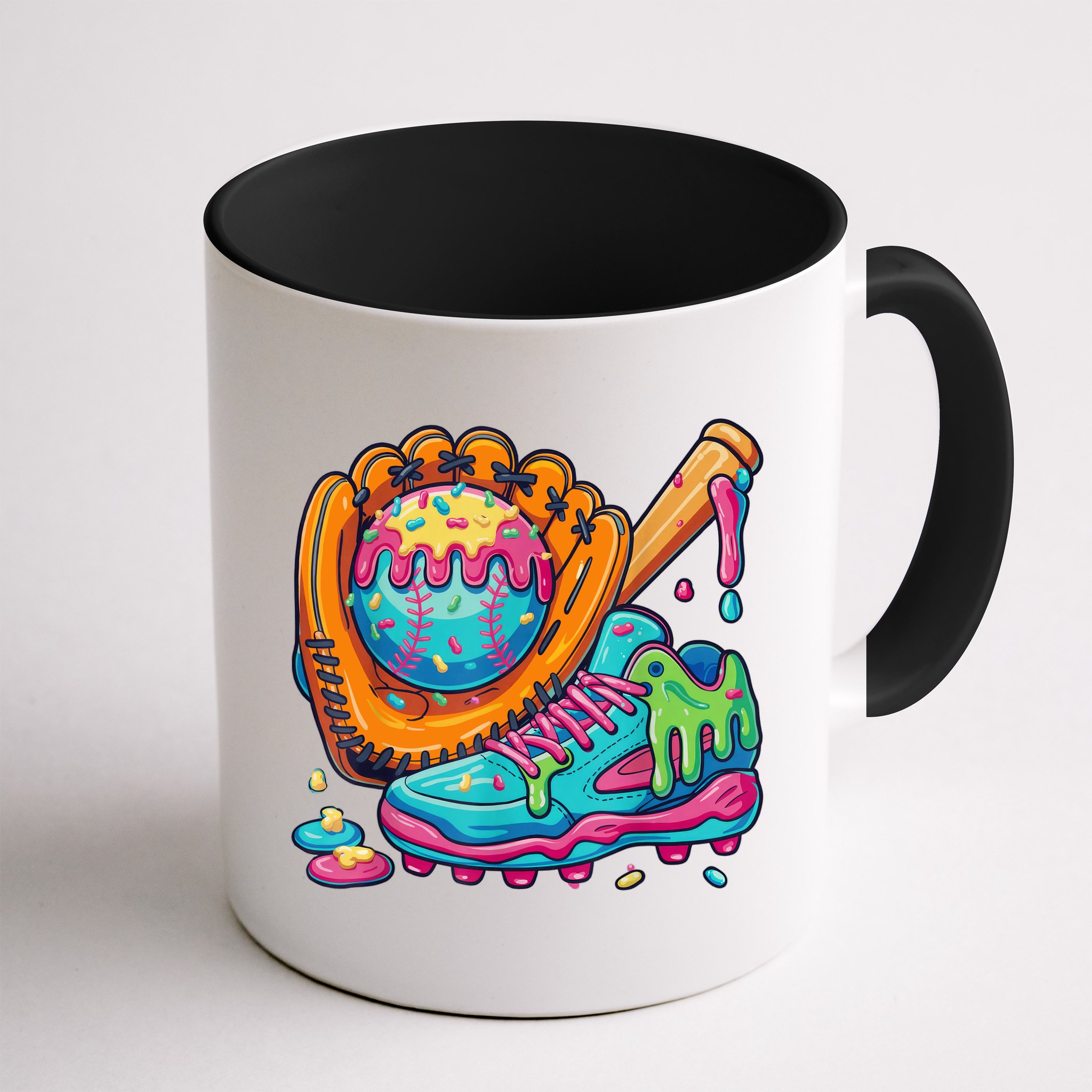 Ice Cream Drip Baseball Stuff Baseball Drip For Boy Mug