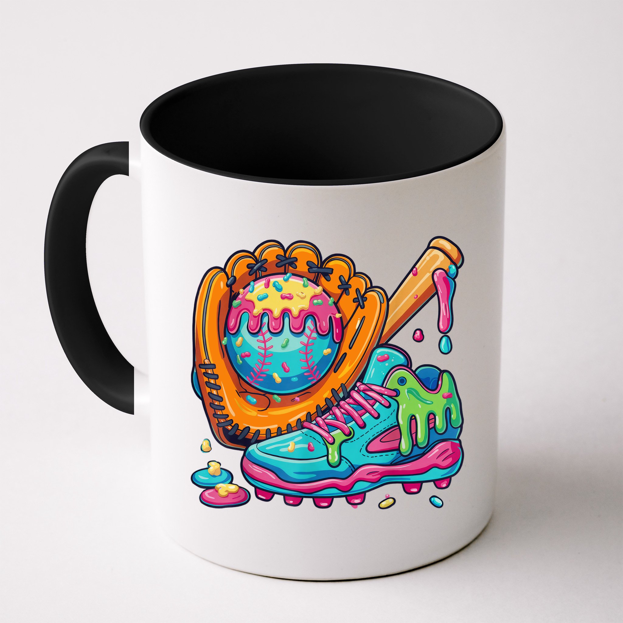 Ice Cream Drip Baseball Stuff Baseball Drip For Boy Mug