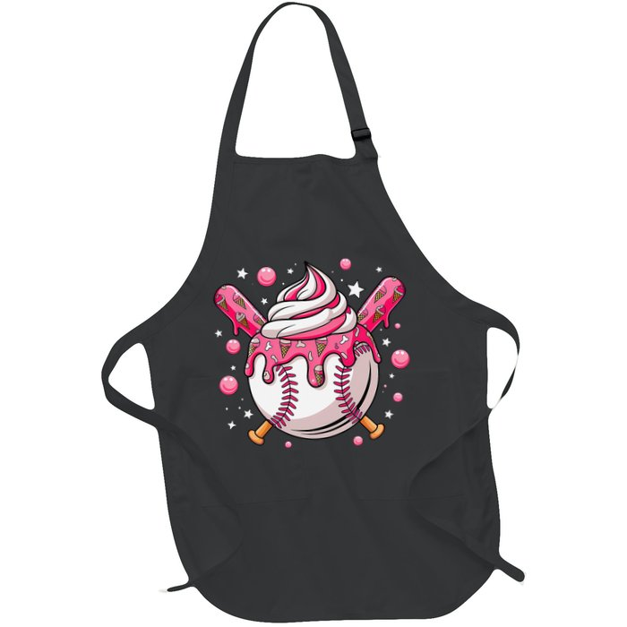 Ice Cream Drip Baseball Stuff Stuff Baseball Apron