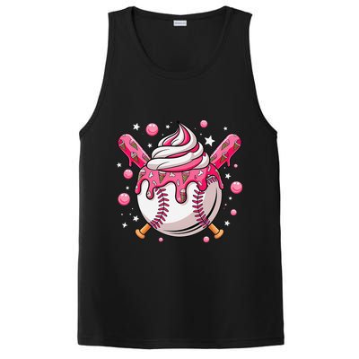 Ice Cream Drip Baseball Stuff Stuff Baseball PosiCharge Competitor Tank