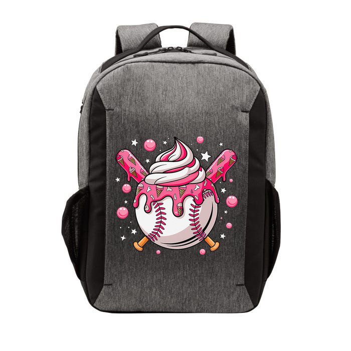 Ice Cream Drip Baseball Stuff Stuff Baseball Vector Backpack