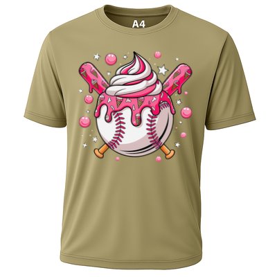 Ice Cream Drip Baseball Stuff Stuff Baseball Performance Shirt