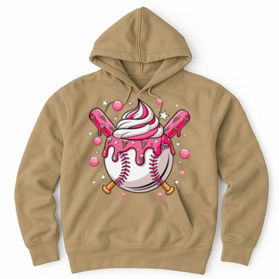 Ice Cream Drip Baseball Stuff Stuff Baseball Hoodie
