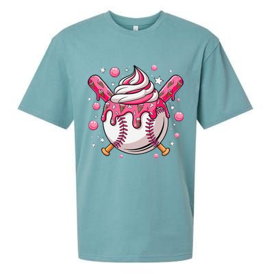 Ice Cream Drip Baseball Stuff Stuff Baseball Sueded Cloud Jersey T-Shirt