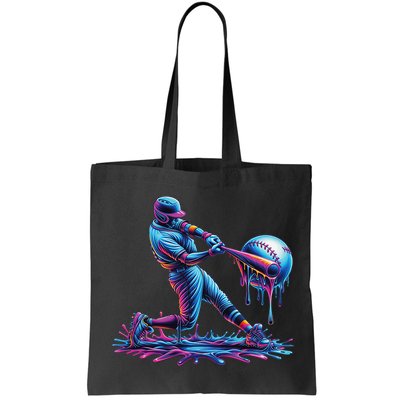 Ice Cream Drip Baseball Bat Baseball Player Bag