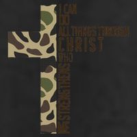 I Can Do All Things Through Christ Who Strengthens Me Camo 25L Jumbo Tote