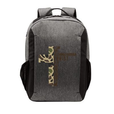 I Can Do All Things Through Christ Who Strengthens Me Camo Vector Backpack