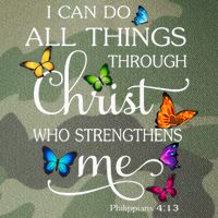 I Can Do All Things Through Christ Who Strengthens Me Butterfly Art Legacy Tie Dye Trucker Hat