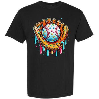 Ice Cream Drip Baseball Stuff Baseball Drip For Garment-Dyed Heavyweight T-Shirt