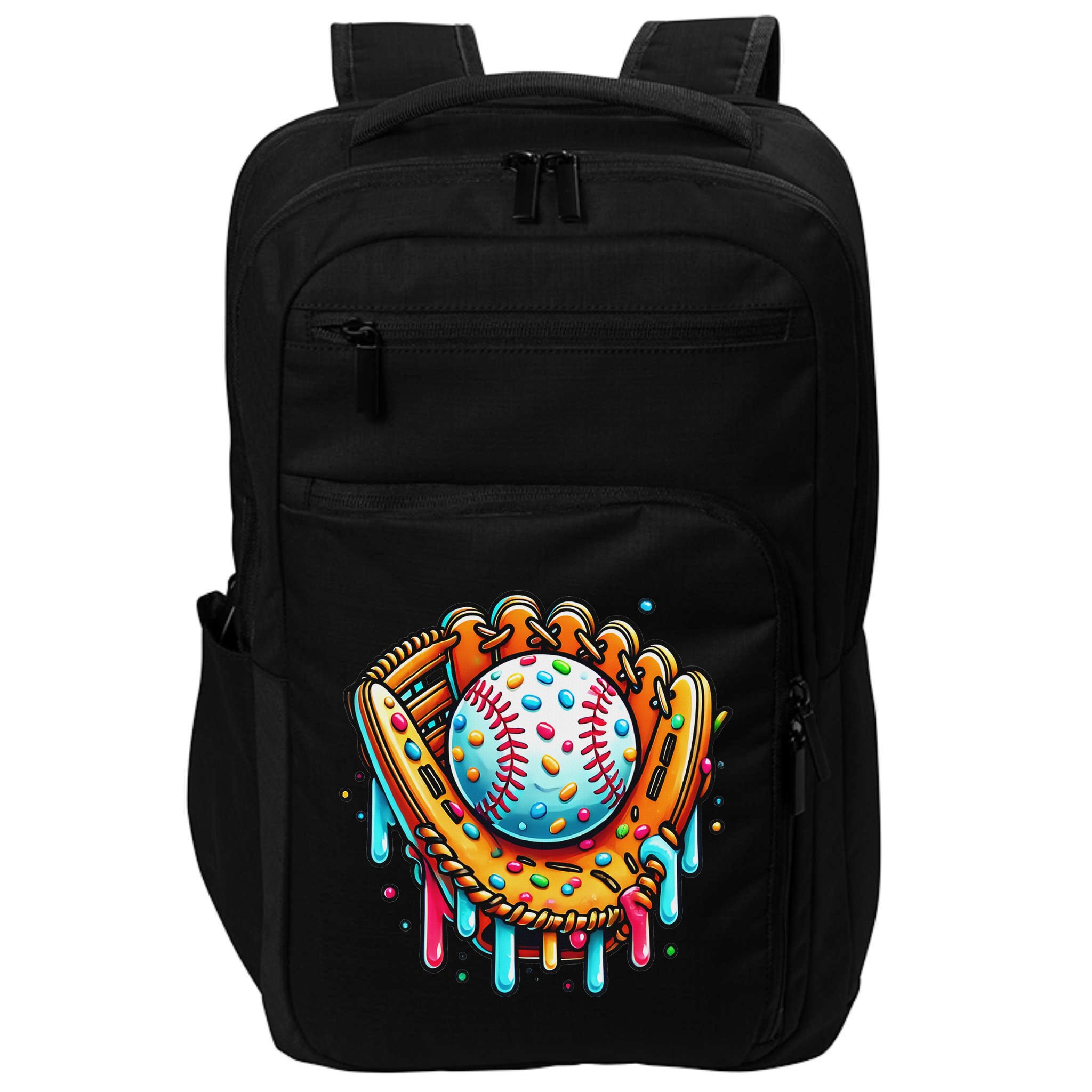 Ice Cream Drip Baseball Stuff Baseball Drip For Impact Tech Backpack