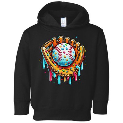 Ice Cream Drip Baseball Stuff Baseball Drip For Toddler Hoodie