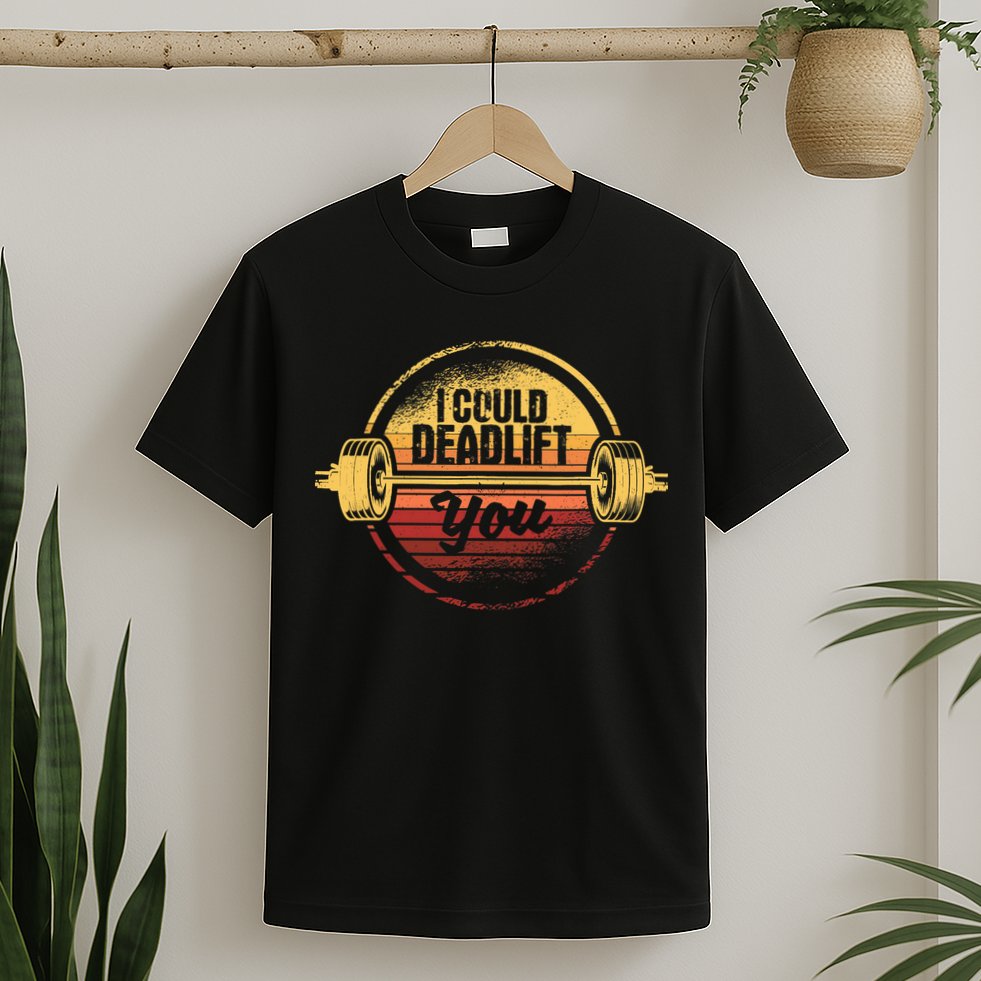 I Could Deadlift You Funny Deadlifting Gym Fitness Workout T-Shirt