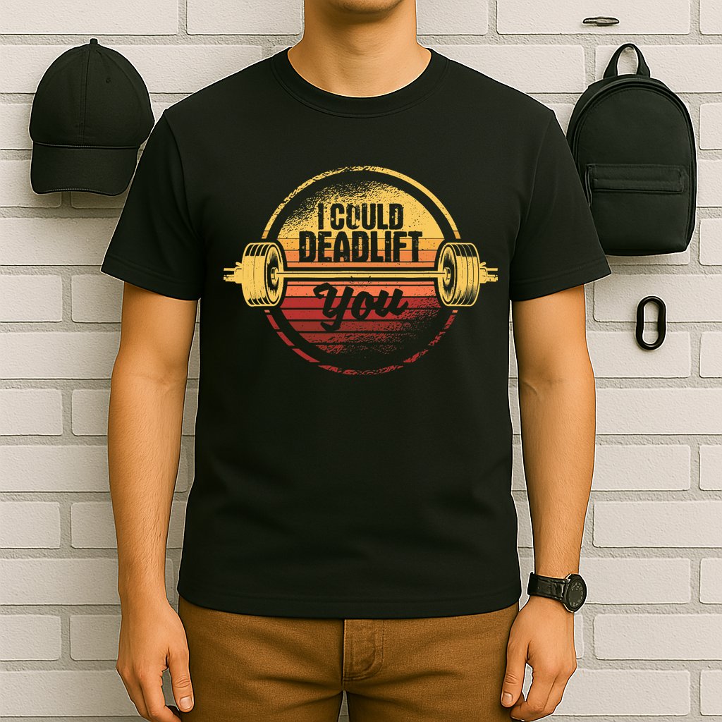I Could Deadlift You Funny Deadlifting Gym Fitness Workout T-Shirt