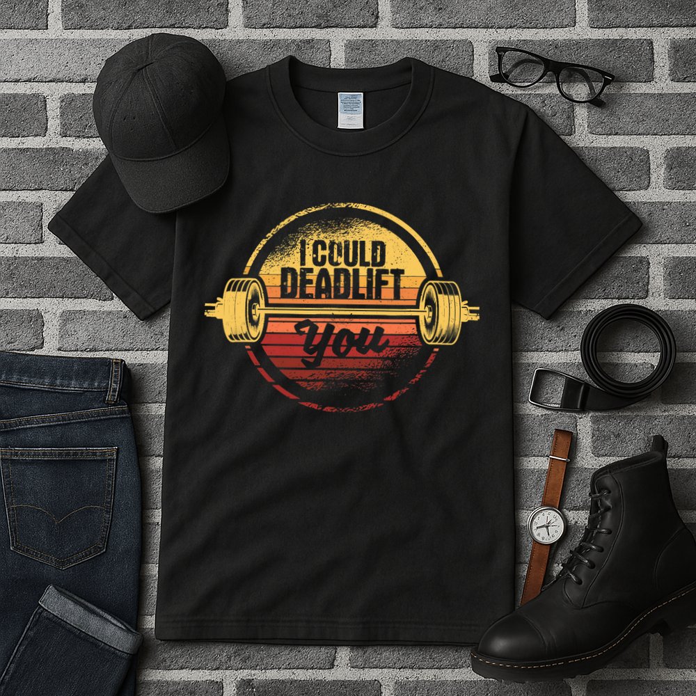 I Could Deadlift You Funny Deadlifting Gym Fitness Workout Tall T-Shirt