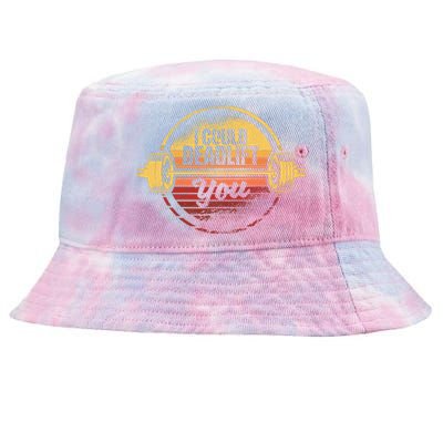 I Could Deadlift You Funny Deadlifting Gym Fitness Workout Tie-Dyed Bucket Hat