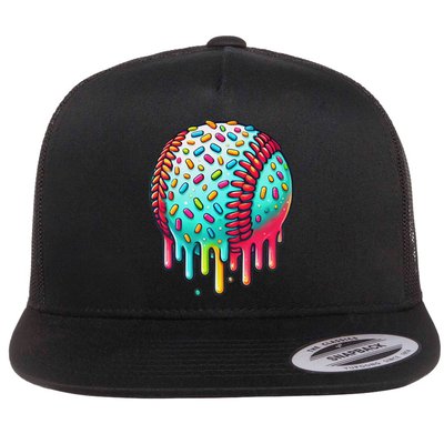 Ice Cream Drip Baseball Stuff Baseball Drip For Flatbill Hat