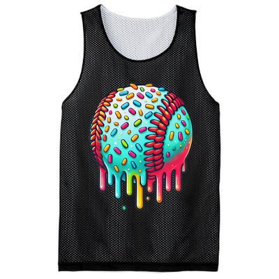Ice Cream Drip Baseball Stuff Baseball Drip For Mesh Reversible Basketball Jersey Tank