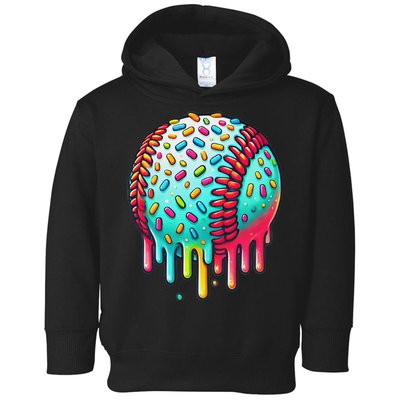 Ice Cream Drip Baseball Stuff Baseball Drip For Toddler Hoodie