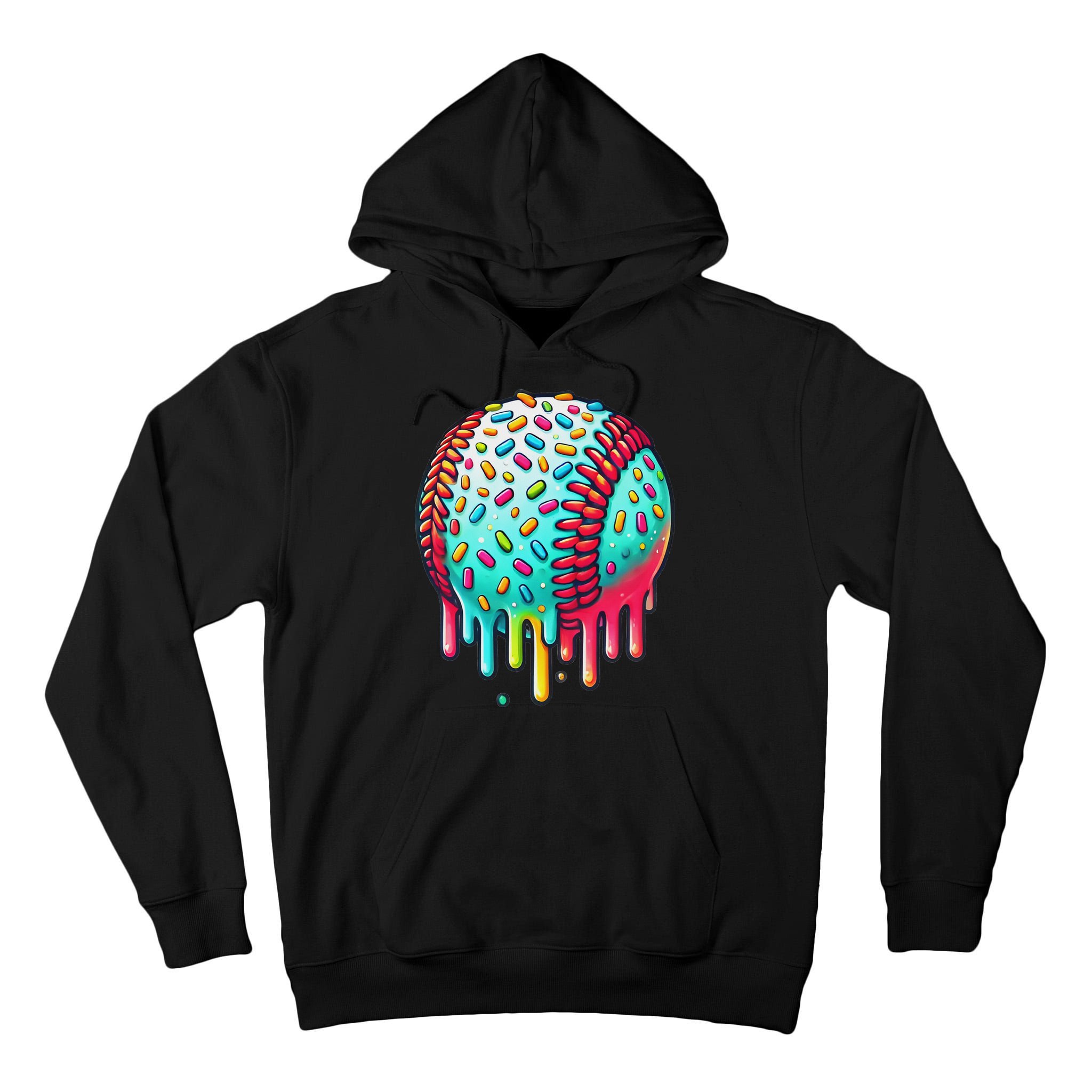 Ice Cream Drip Baseball Stuff Baseball Drip For Tall Hoodie