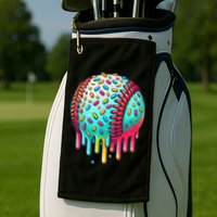 Ice Cream Drip Baseball Stuff Baseball Drip For Golf Towel